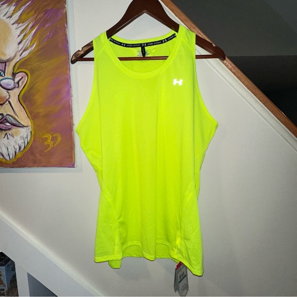 Under Armour Women's HeatGear Armour Racer Tank Size Large - Picture 8 of 9